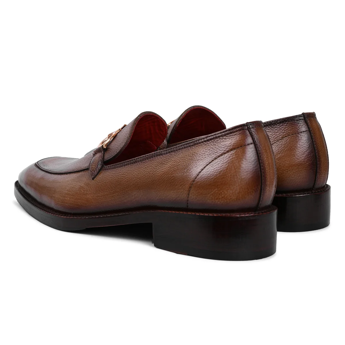 Aadi Synthetic Leather Slip On Loafers For Men - Image 5