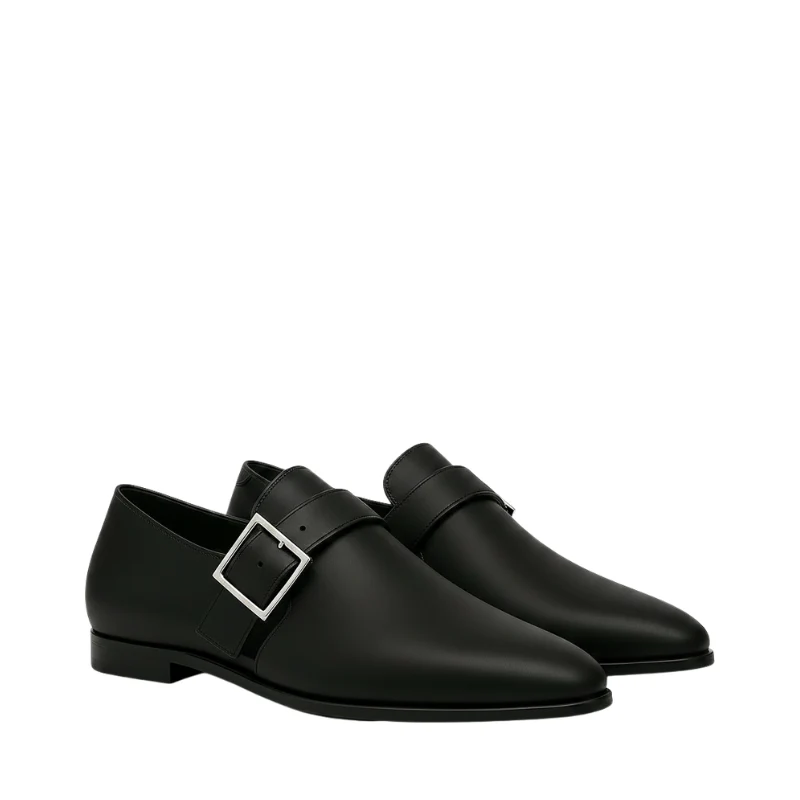 Mamie Frye Loafers in Black - Image 2